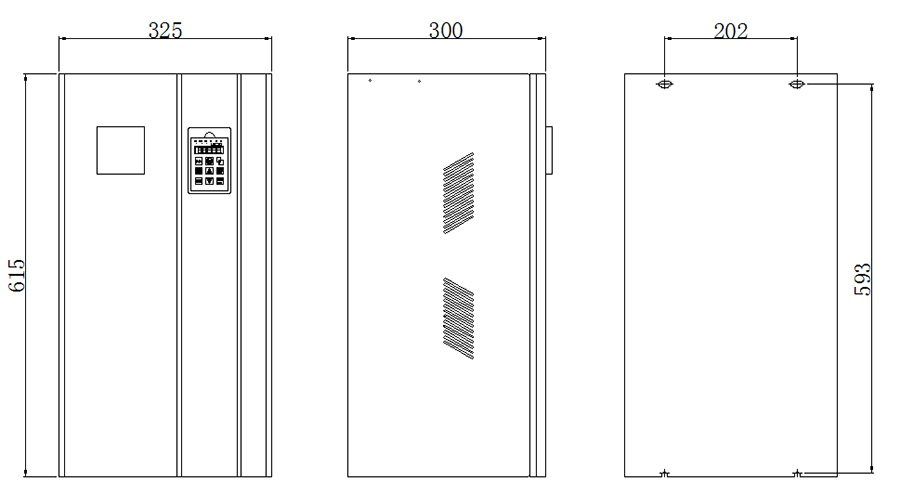 Fuente de alimentación 40-80kW (Montado en pared)